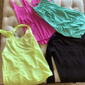 4 Lululemon workout tops